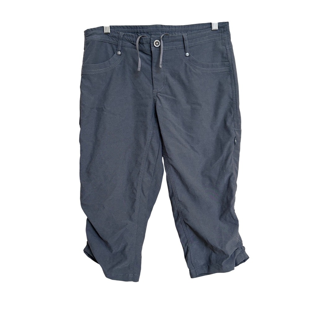 Kuhl Splash Metro Capri Pants Gray Hiking Outdoor Utility Womens Size 6